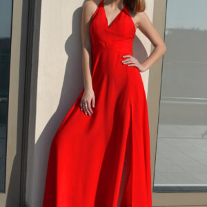 EVENING RED MAXI DRESS